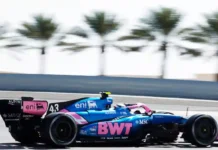 Colapinto comenzó sexto en los tests de Bahréin