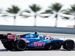 Colapinto comenzó sexto en los tests de Bahréin