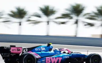 Colapinto comenzó sexto en los tests de Bahréin