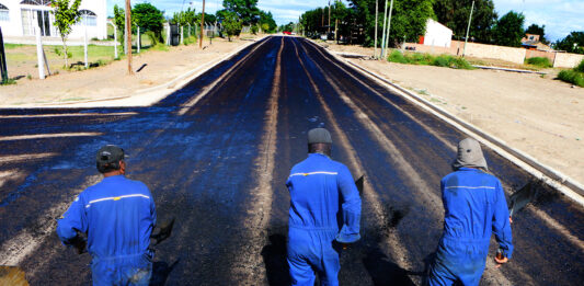 San José de fiesta: el megaplan de asfalto puso cuarta
