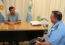 El intendente recibió al nuevo comisario de Senillosa