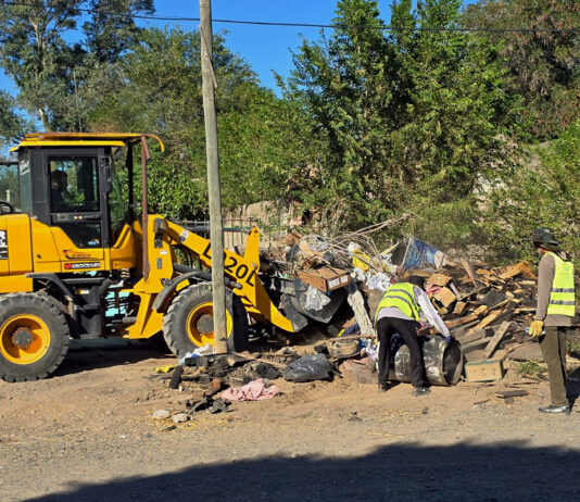 El retiro de residuos voluminosos llegó a Costa del Limay