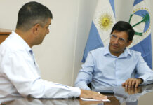 Páez alineó agenda y aseguró obras clave para Senillosa