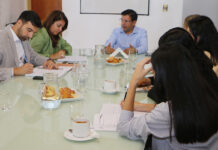 El intendente Páez recibió a funcionarios de la Defensoría