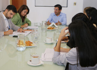 El intendente Páez recibió a funcionarios de la Defensoría