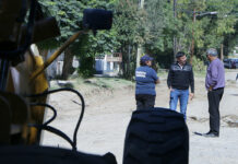 Más obra pública: comenzaron los trabajos en calle Santa Cruz