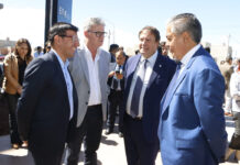 Páez participó de la inauguración del Instituto Vaca Muerta