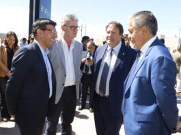 Páez participó de la inauguración del Instituto Vaca Muerta