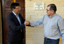 Colocaron una placa en la casa del héroe Don Pacheco