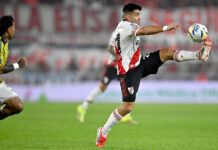 Millonarios muy ajustados frente a Aldosivi