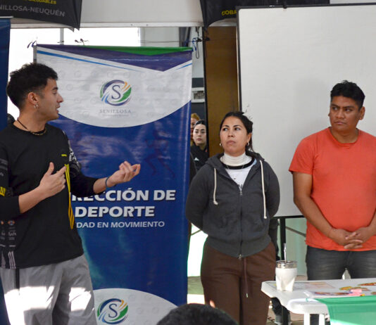 Senillosa tuvo su capacitación sobre nutrición deportiva