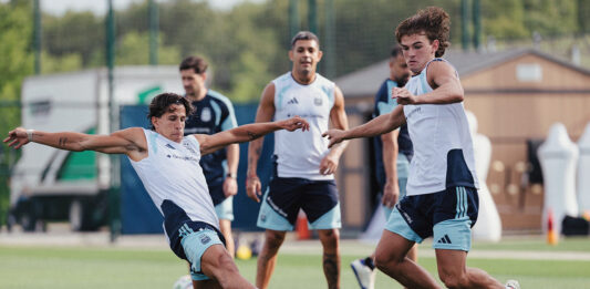 Argentina se entrenó con la mirada puesta en Austria