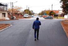 Calle Belgrano celebra la llegada del mega plan de asfalto