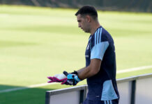 El dolor no se dibuja: así fue el primer entrenamiento sin vendaje