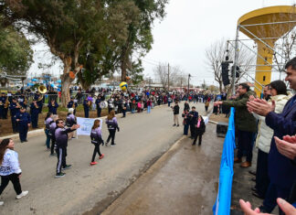 La fiesta de Senillosa se completó con un gran desfile