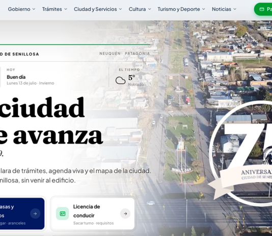 La municipalidad estrena web, con mejoras pensadas para el vecino