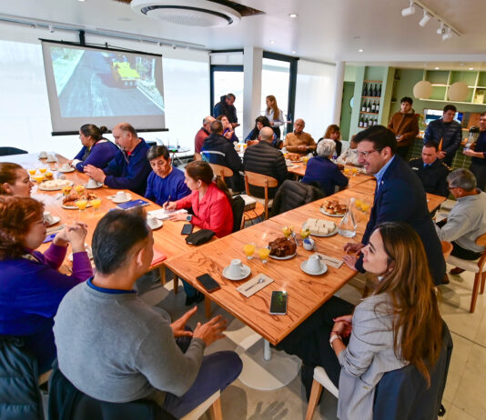 Páez compartió con las instituciones su proyecto de ciudad