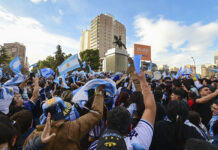 El desahogo neuquino fue una locura en el Monumento