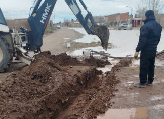 Continúa el operativo para recuperar calles afectadas por las lluvias