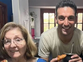 Murió la madre de Lionel Scaloni
