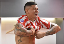 Marcos Rojo no se pierde la revancha
